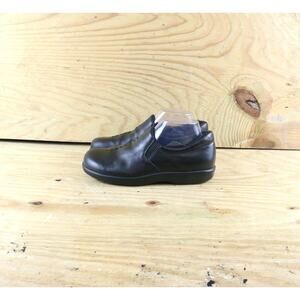 New SAS Tripad Comfort Shoes Womens 8.5 N Viva Black Leather Slip Ons Flats